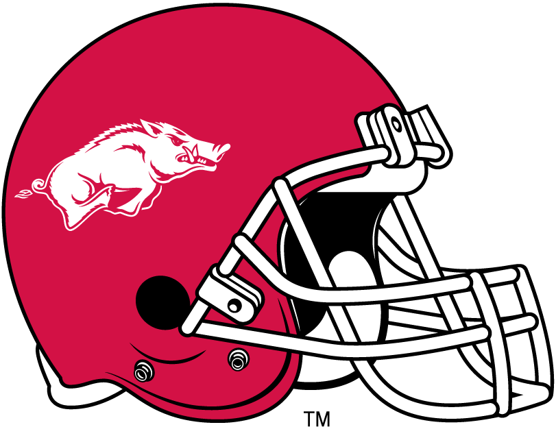 Arkansas Razorbacks 2001-Pres Helmet Logo iron on transfers for fabric